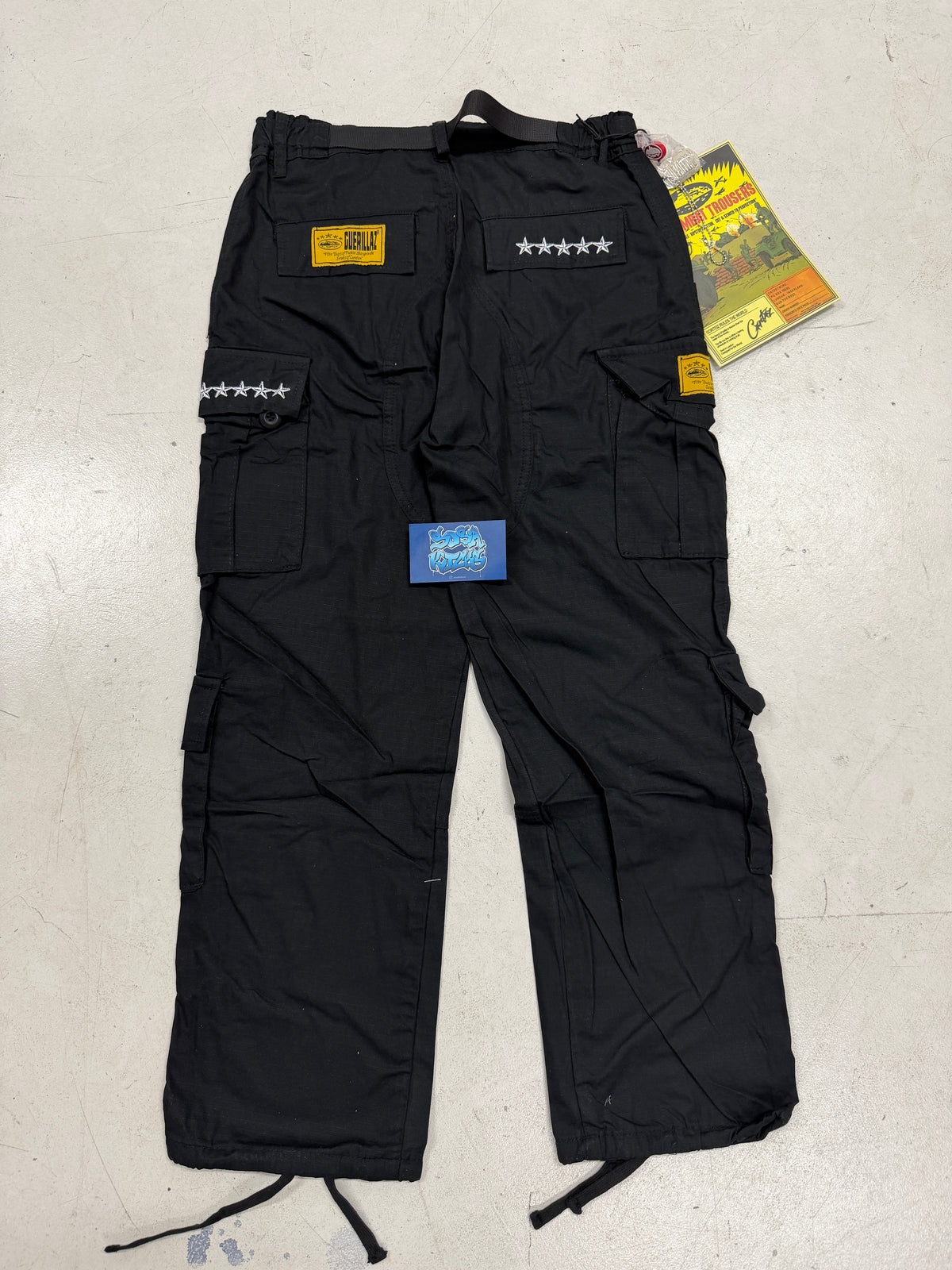 Corteiz Cargo Pants - Black