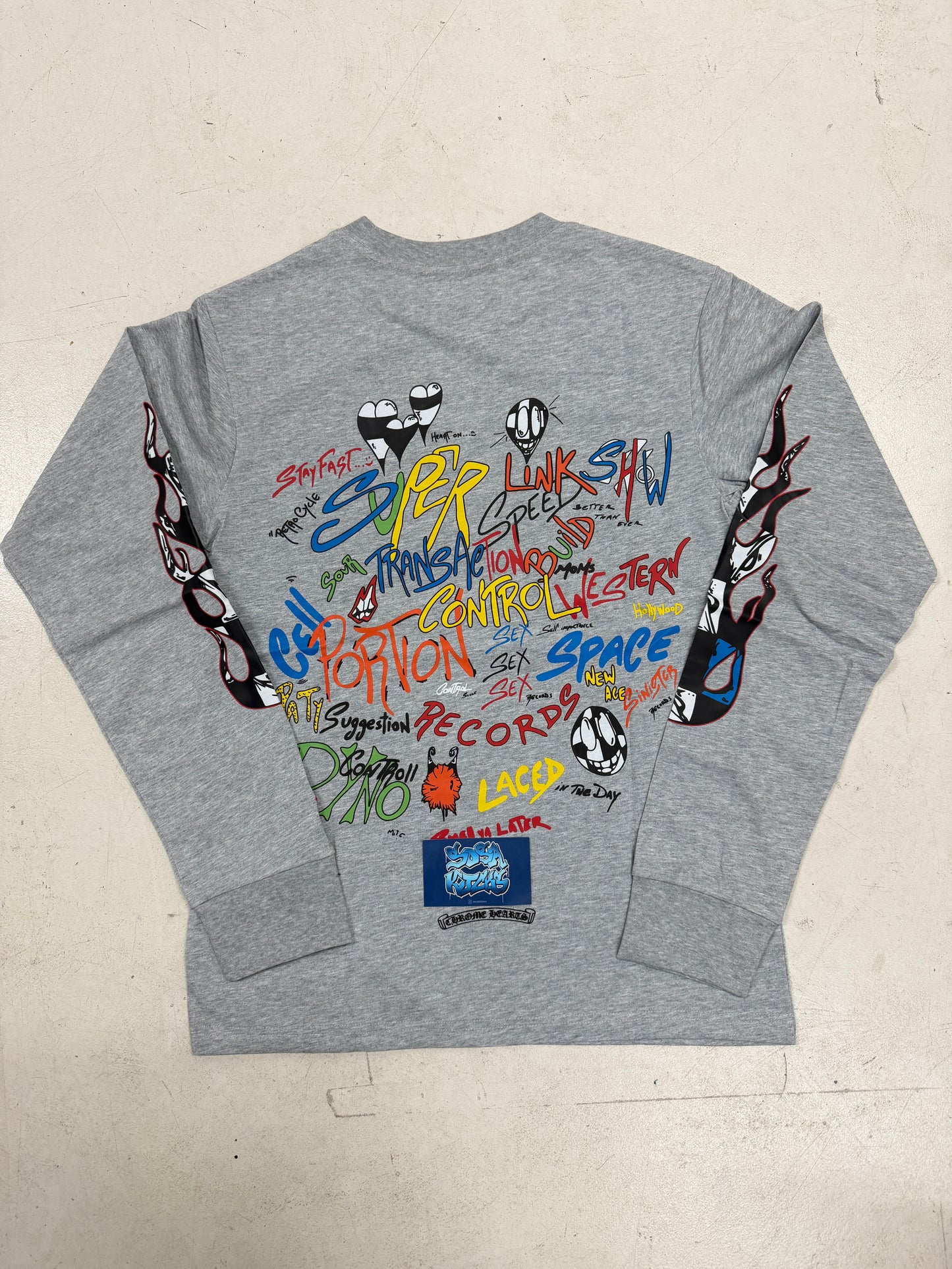 CH Long Sleeve Shirt - Grey Graffiti