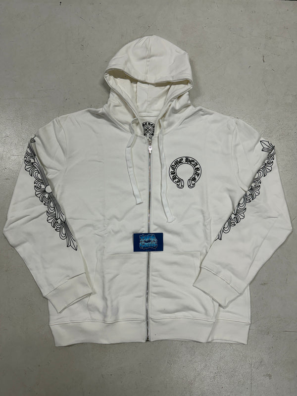 CH Zip Up Hoodie - White Logo