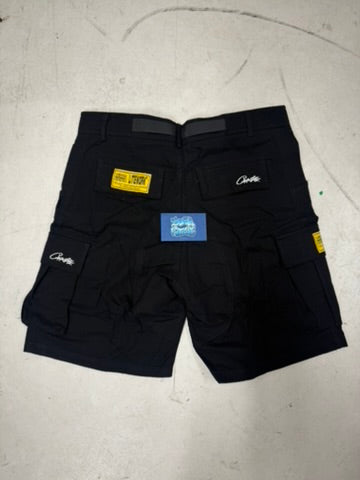 Corteiz Cargo Shorts - Black