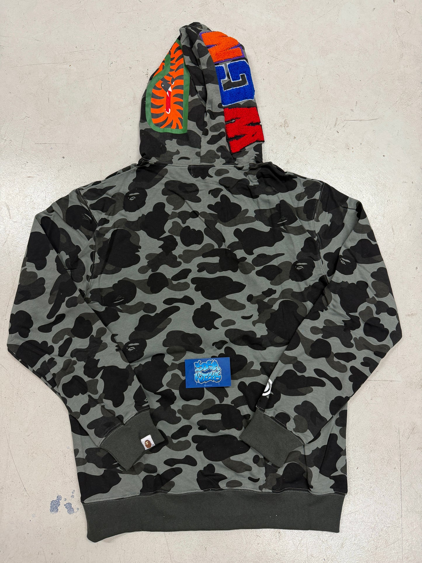 Bape Zip Up Hoodie - Black