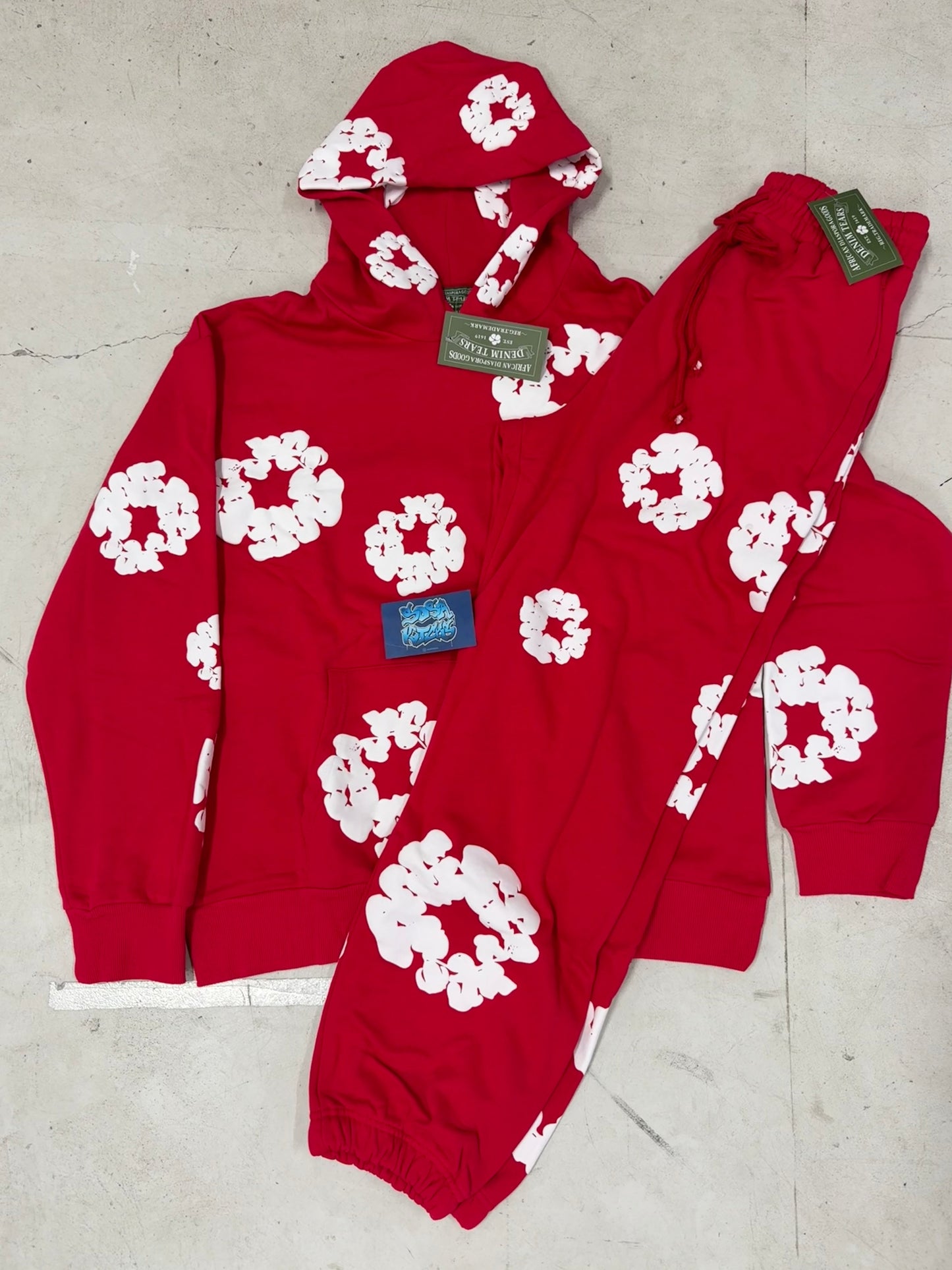 Denim Tears Tracksuit - Red