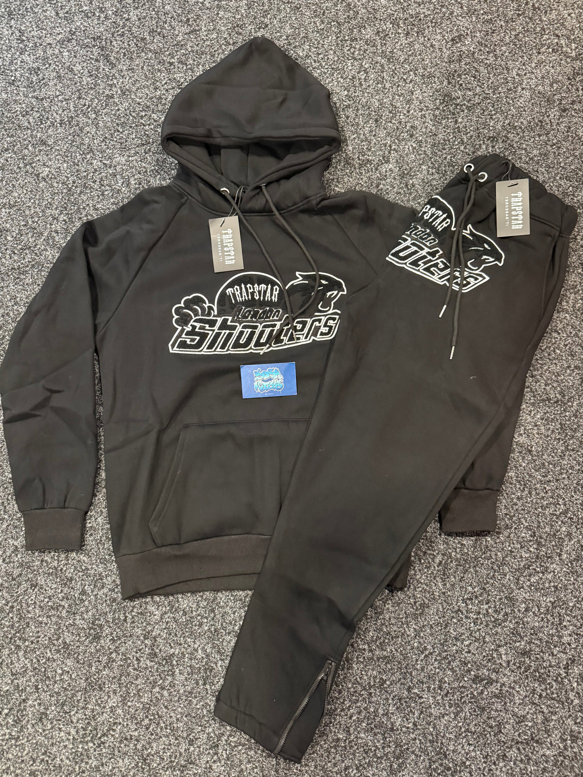 Trapstar Tracksuit - Black Black Shooters