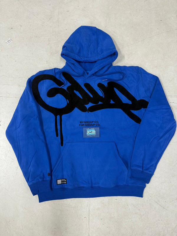 Geedup Handstyle Hoodie - Full Blue