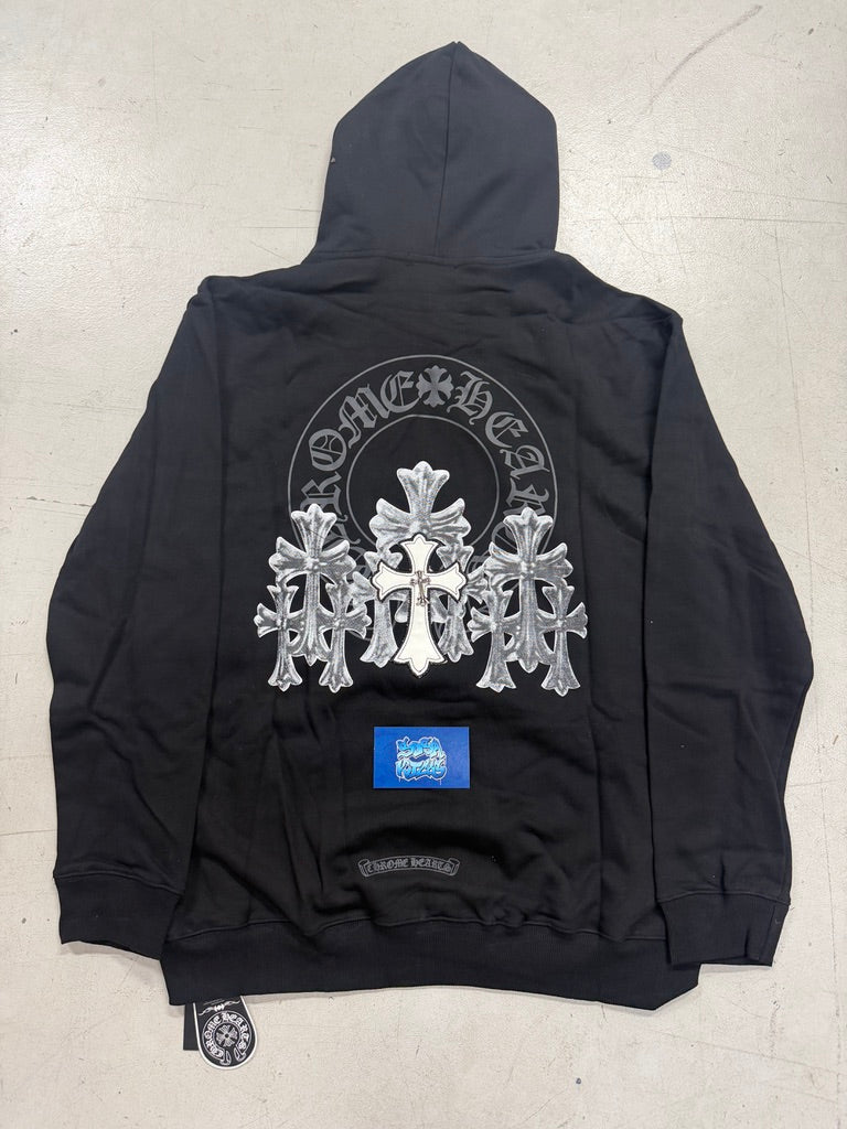 CH Hoodie - Black White Many Cross