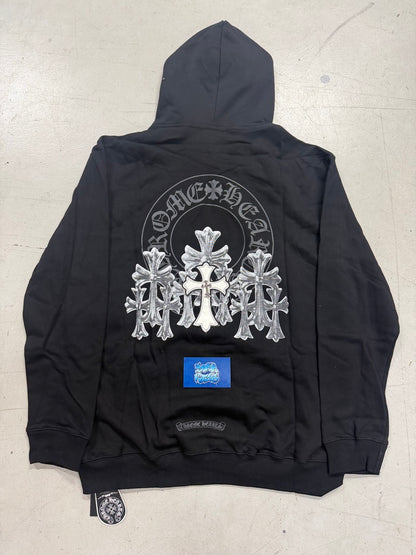 CH Hoodie - Black White Many Cross