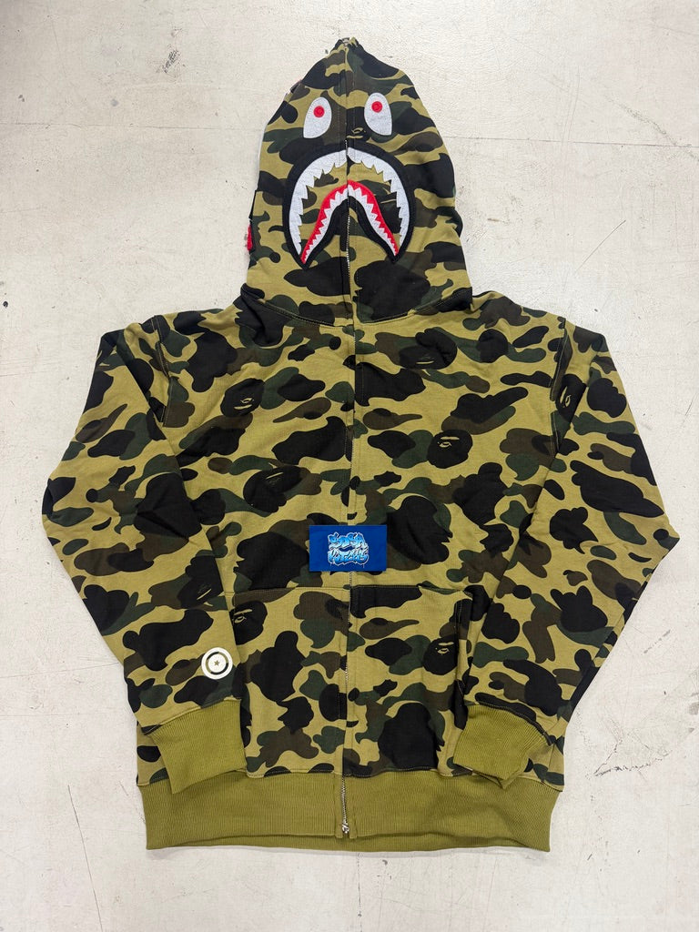 Bape Zip Up Hoodie - Camo