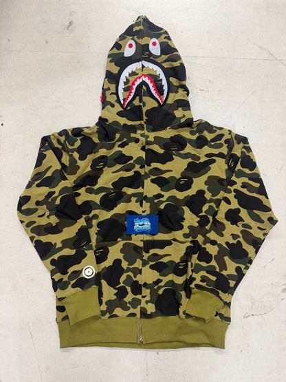 Bape Zip Up Hoodie - Camo