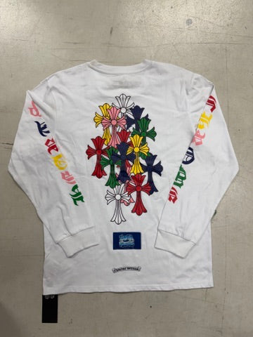 CH Long Sleeve Shirt - White Multi Many Cross