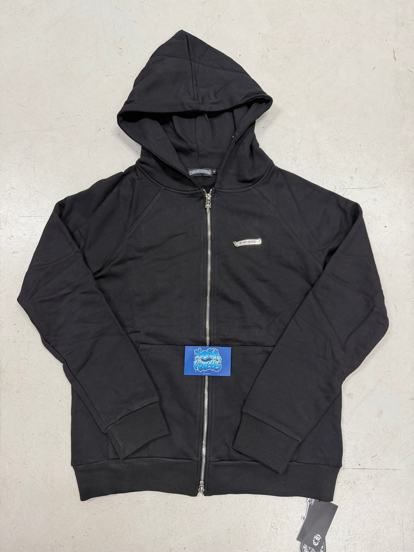 CH Zip Up Hoodie - Black 3 Cross