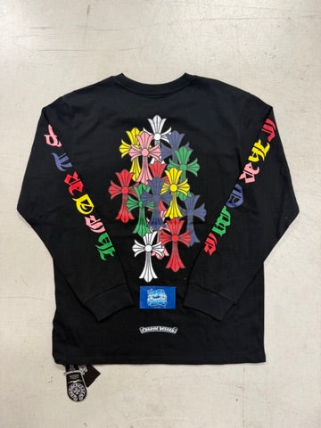 CH Long Sleeve Shirt - Black Multi Many Cross