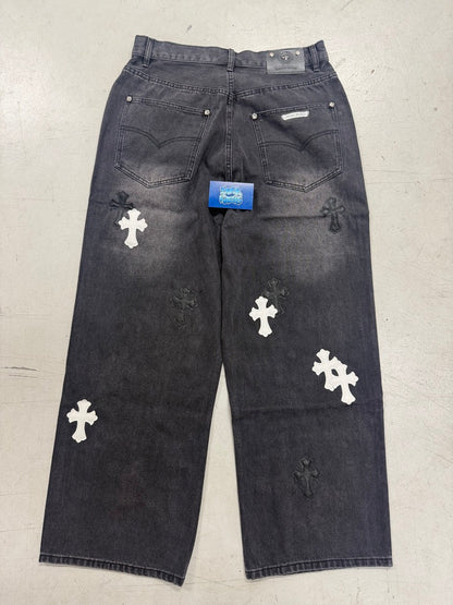 CH Jeans - Black Black White Cross 305
