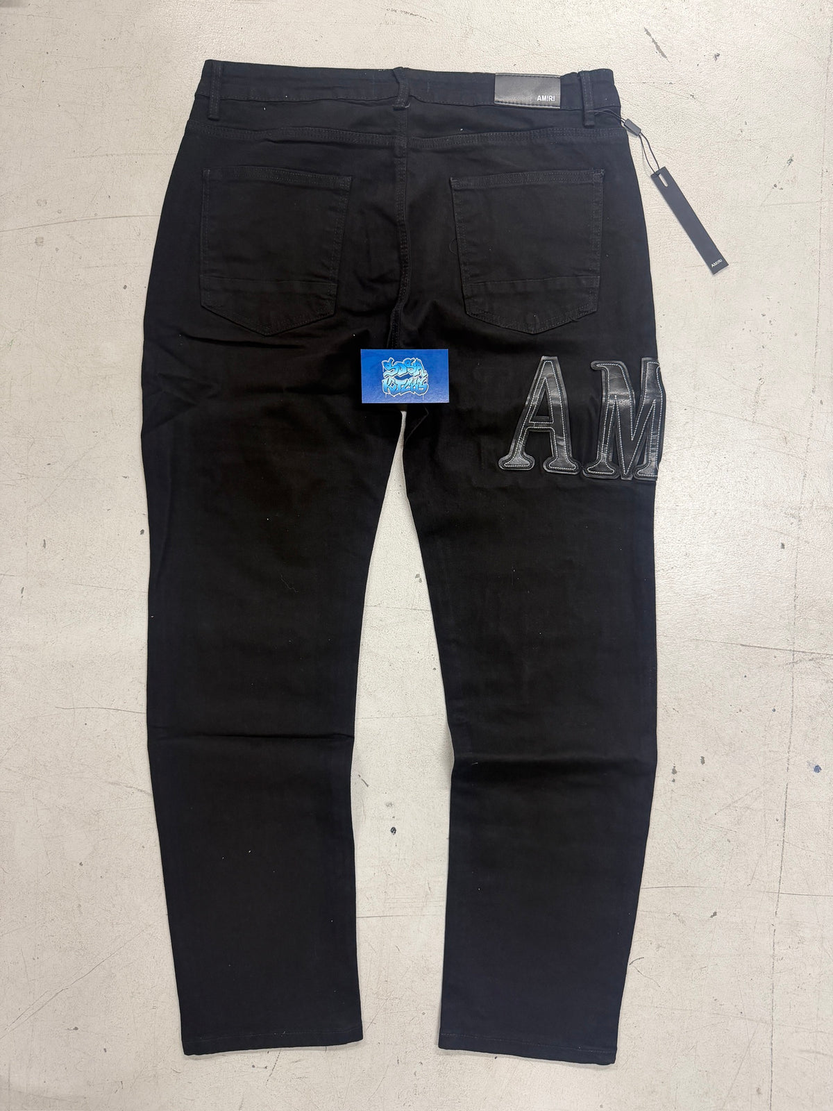 MIRI Jeans - Black Text