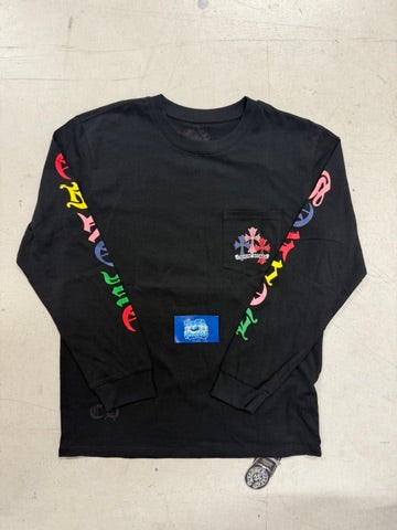 CH Long Sleeve Shirt - Black Multi Many Cross