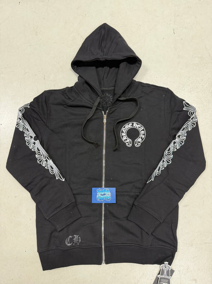 CH Zip Up Hoodie - Black Logo