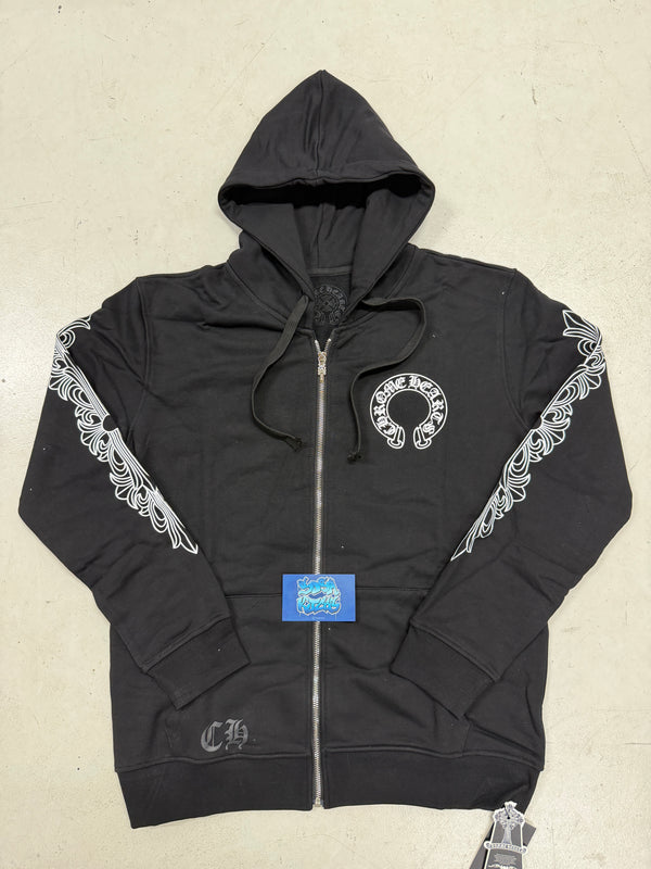 CH Zip Up Hoodie - Black Logo