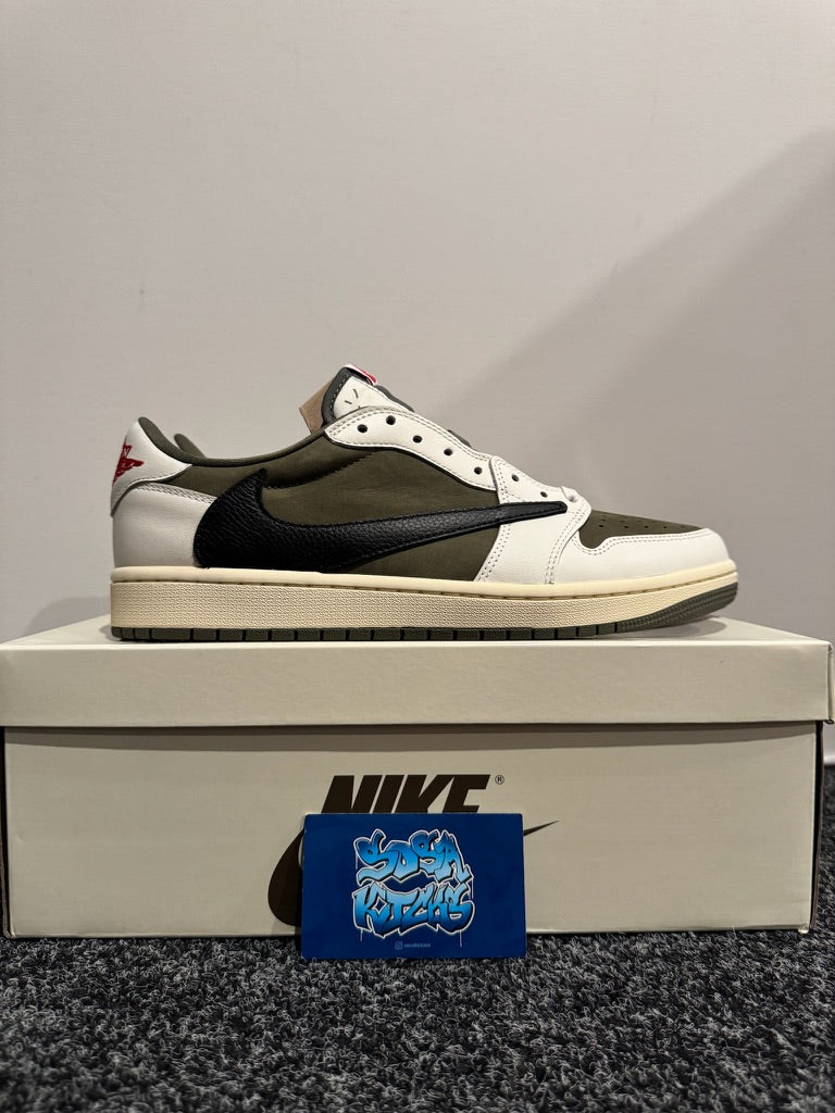 J1 Low x Travis Scott - Medium Olive