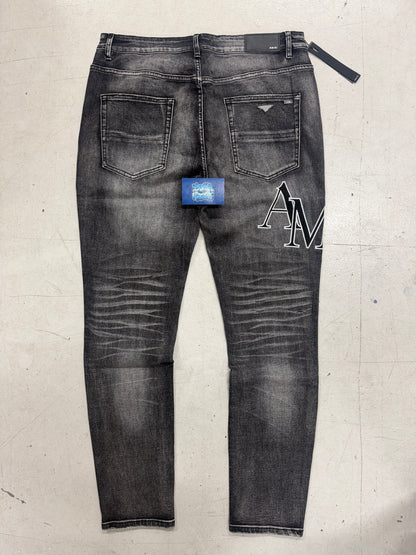 MIRI Jeans - Black Grey