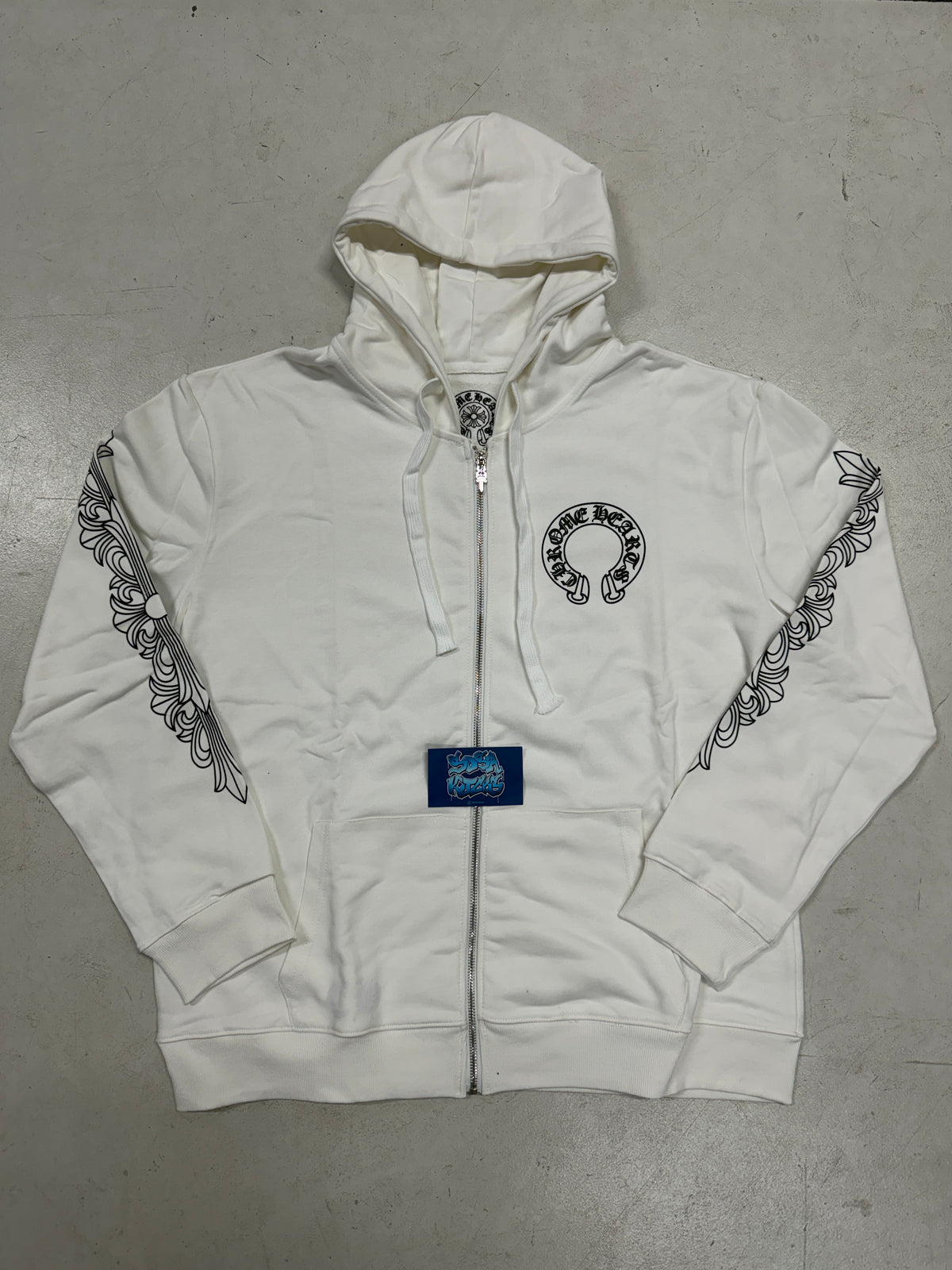 CH Zip Up Hoodie - White Logo