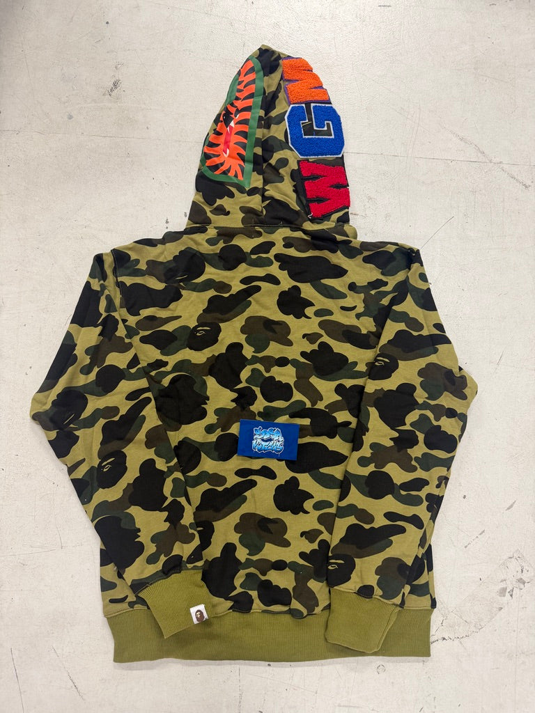 Bape Zip Up Hoodie - Camo