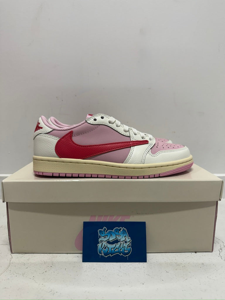 J1 Low x Travis Scott - Tropical Pink