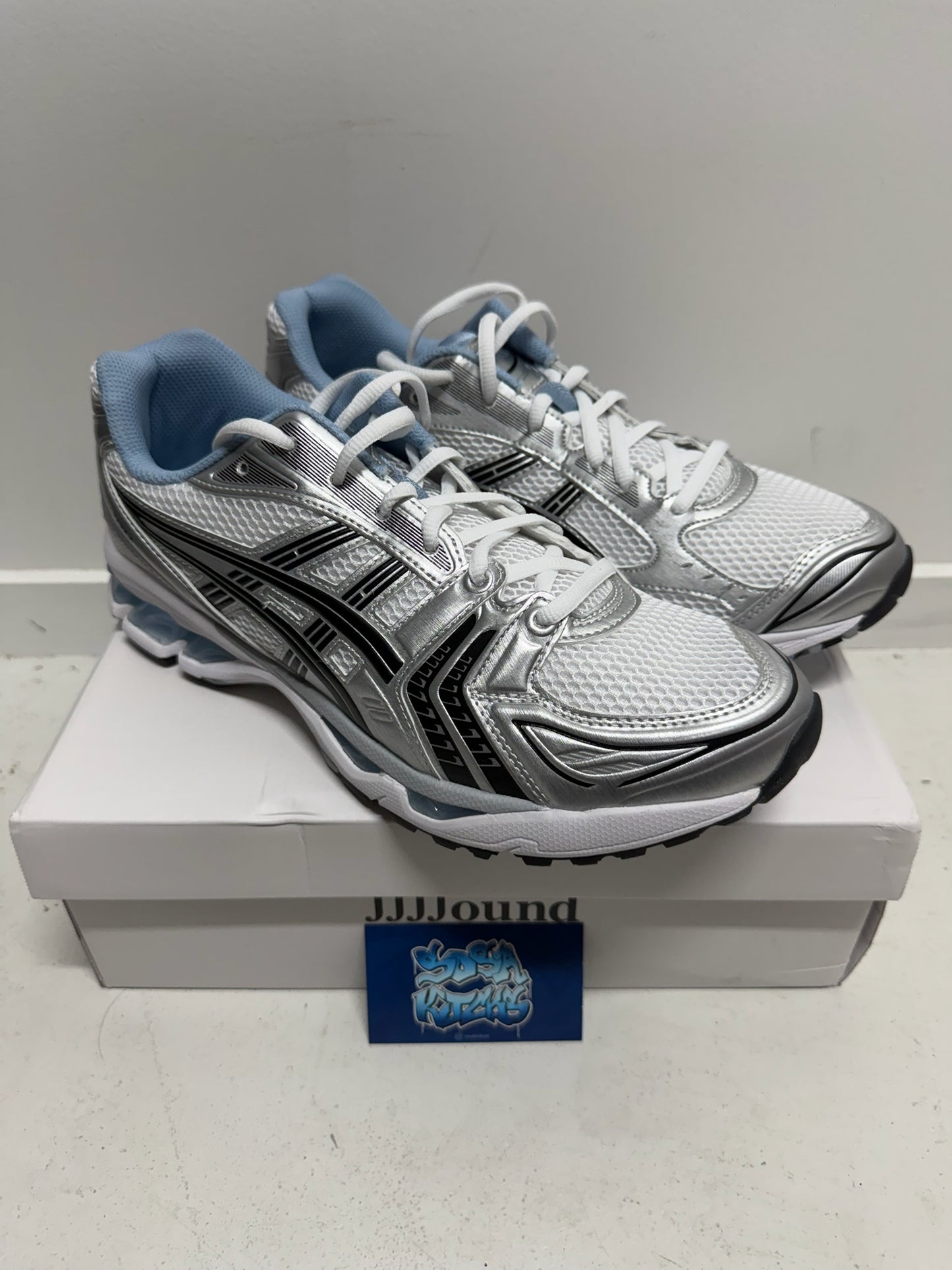 Gel Kayano 14 x jjjound - Silver Blue