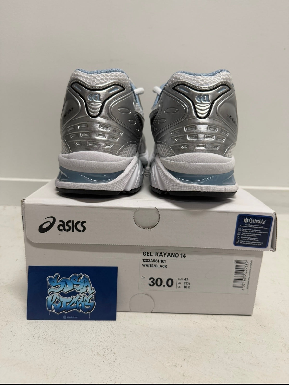 Gel Kayano 14 x jjjound - Silver Blue