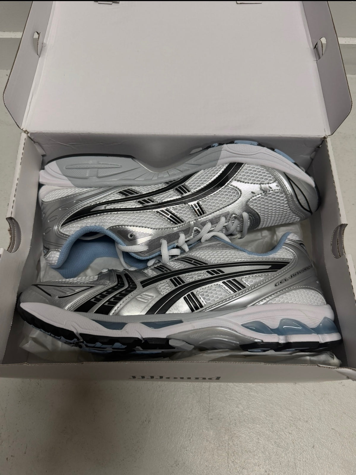 Gel Kayano 14 x jjjound - Silver Blue