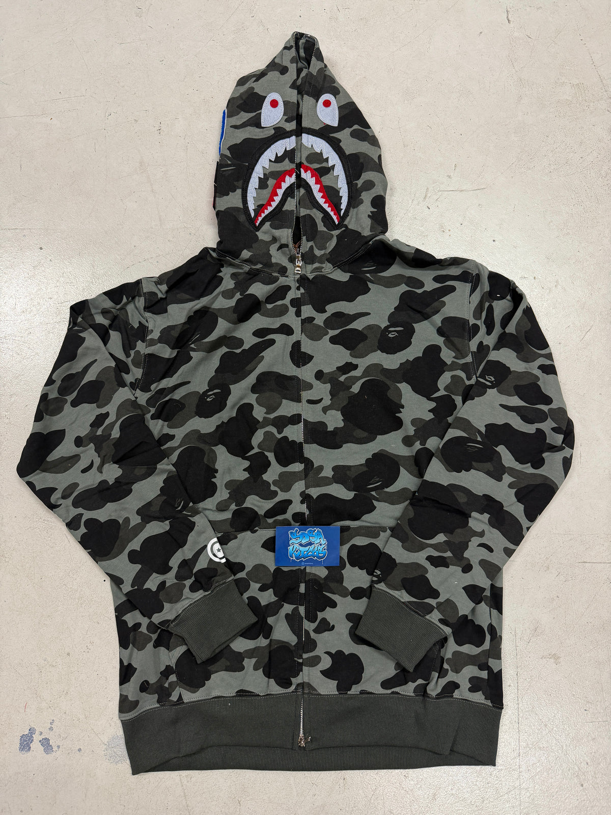 Bape Zip Up Hoodie - Black