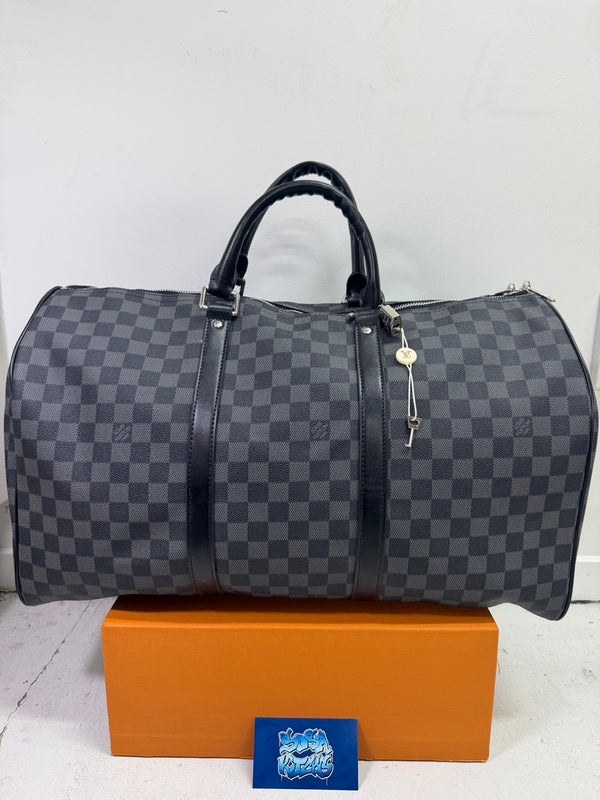 Loowee Duffel Bag - Checkered Black