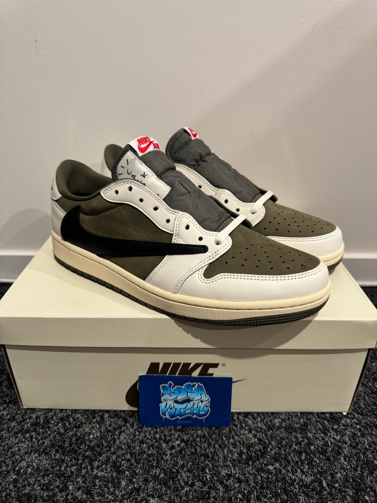 J1 Low x Travis Scott - Medium Olive