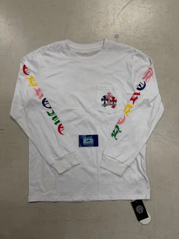 CH Long Sleeve Shirt - White Multi Many Cross