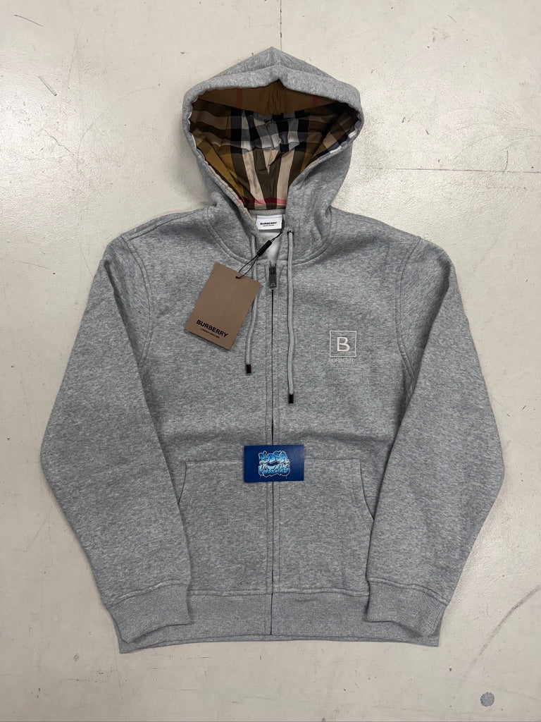 BB Zip Up Hoodie - Grey