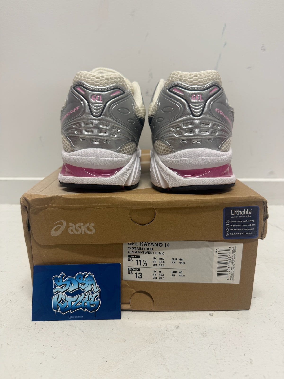 Gel Kayano 14 - Cream Pink