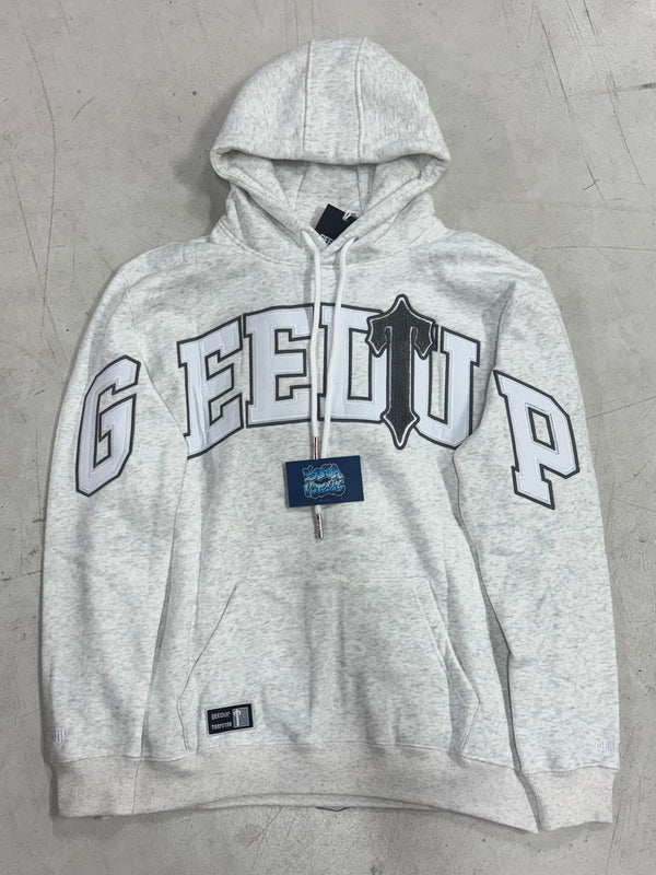 Geedup x Trapstar Team Logo Hoodie - Grey