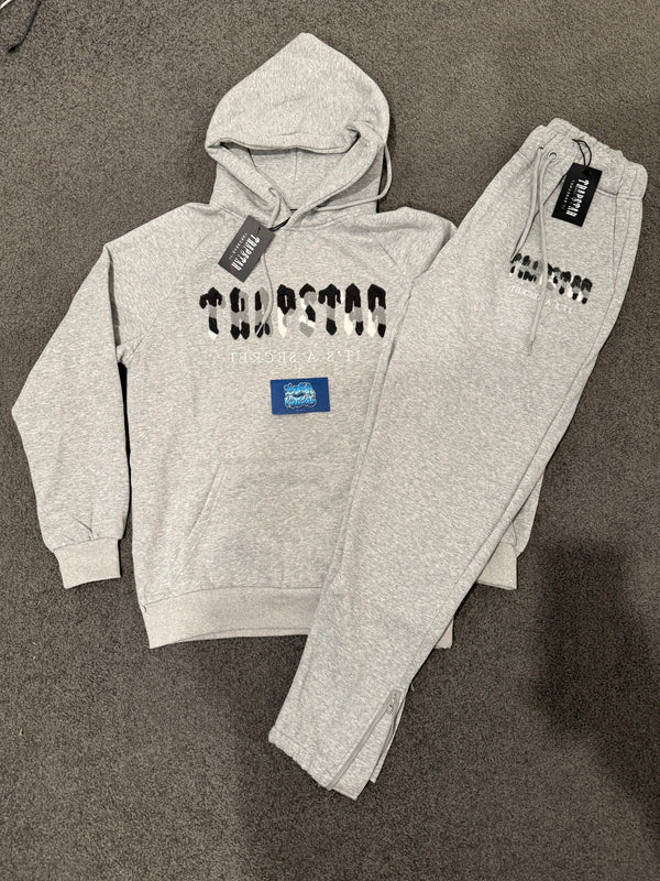 Trapstar Tracksuit - Grey Logo Camo