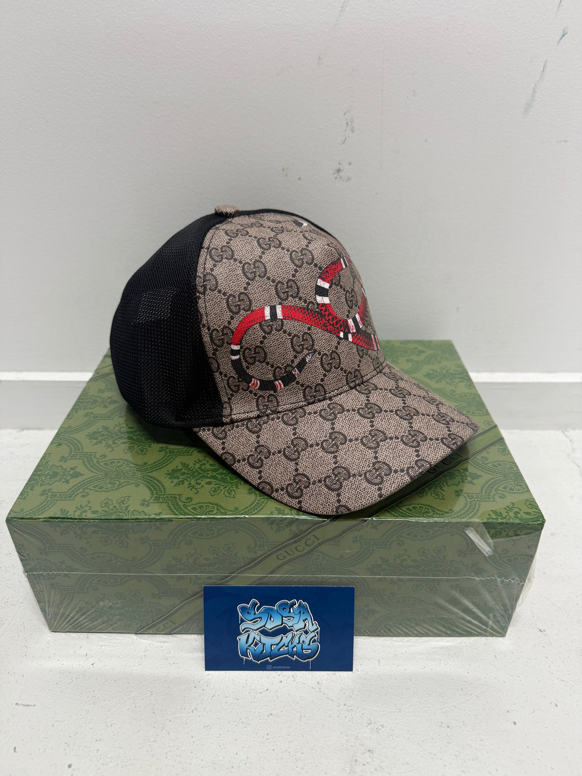 GC Snake Hat - Beige