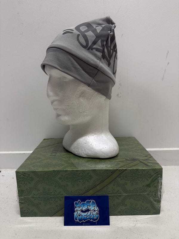 Syna Beanie - Big Logo Grey
