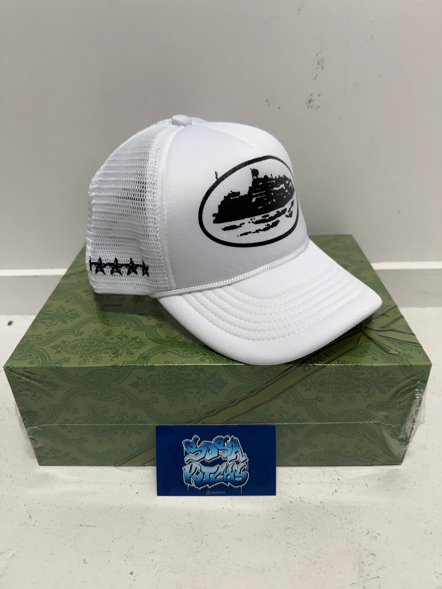 Corteiz Hat - White