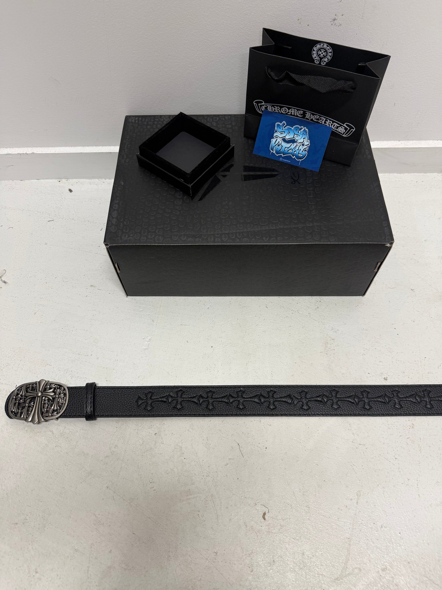 CH Black Many Cross Belt