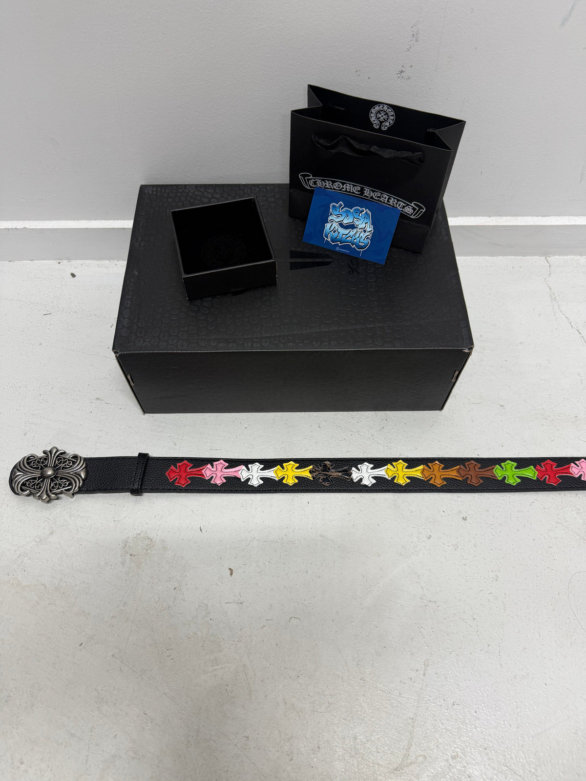 CH Black-Multi Big Cross Belt