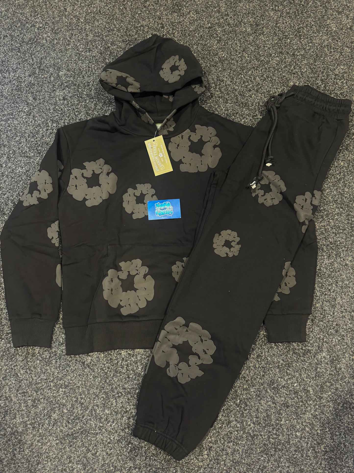 Denim Tears Tracksuit - Black Grey