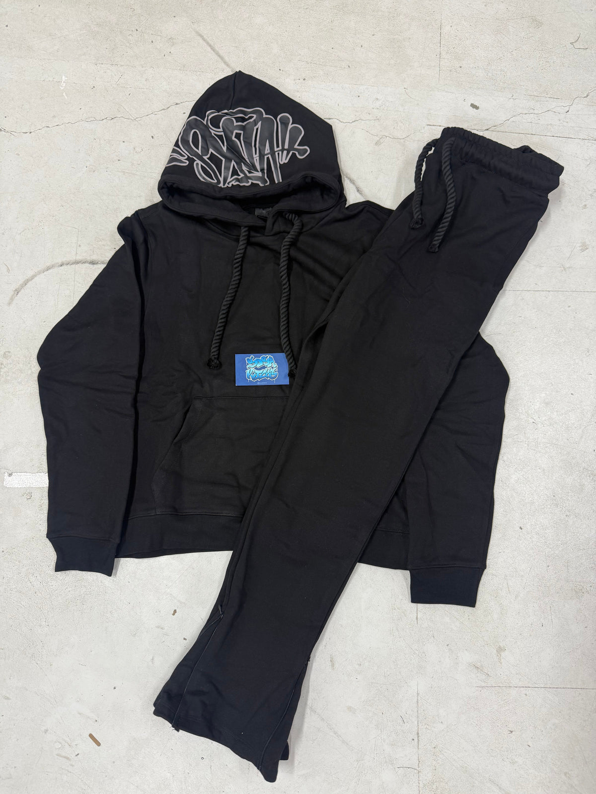 Syna Tracksuit - Black Grey
