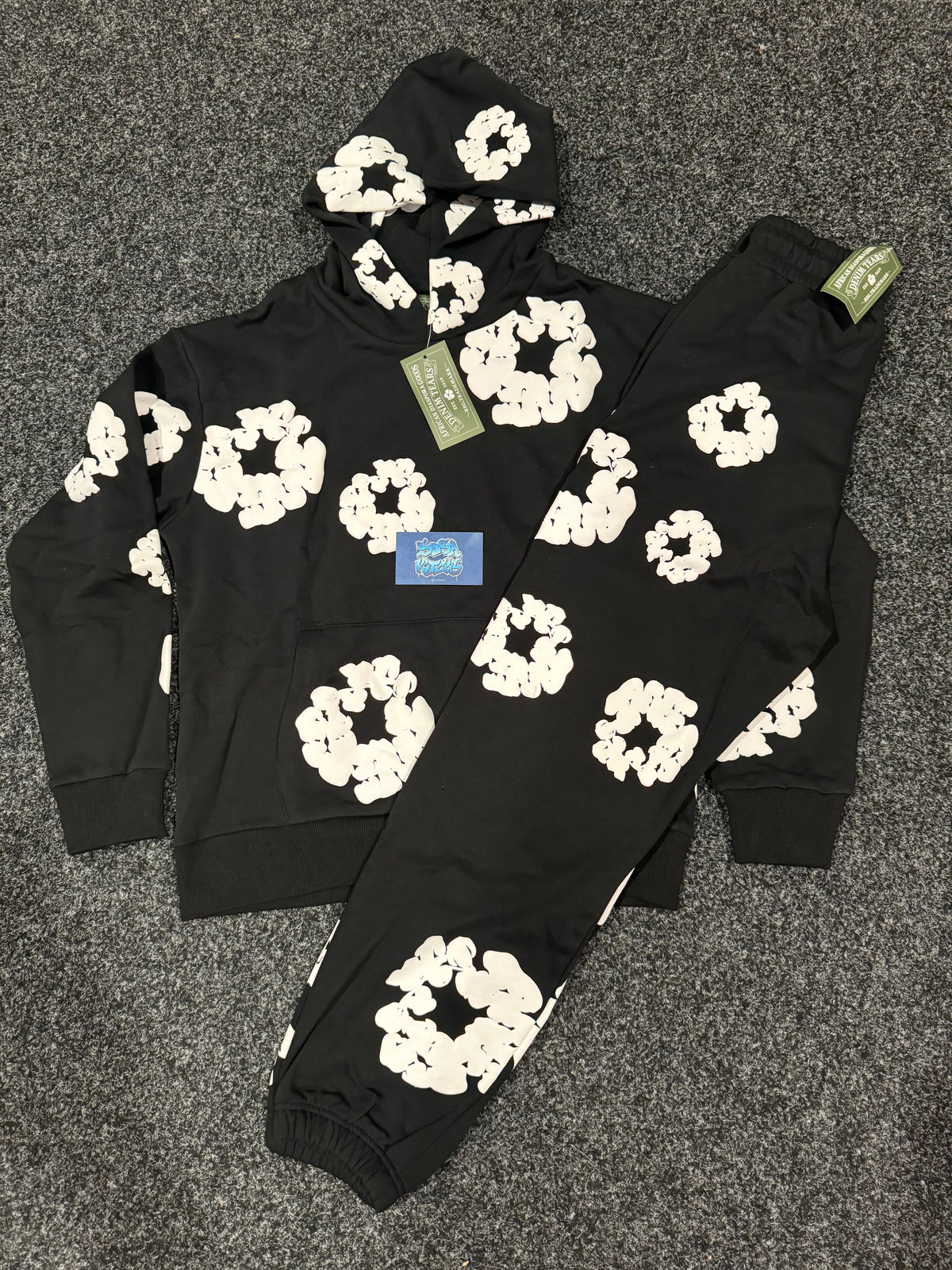 Denim Tears Tracksuit - Black White