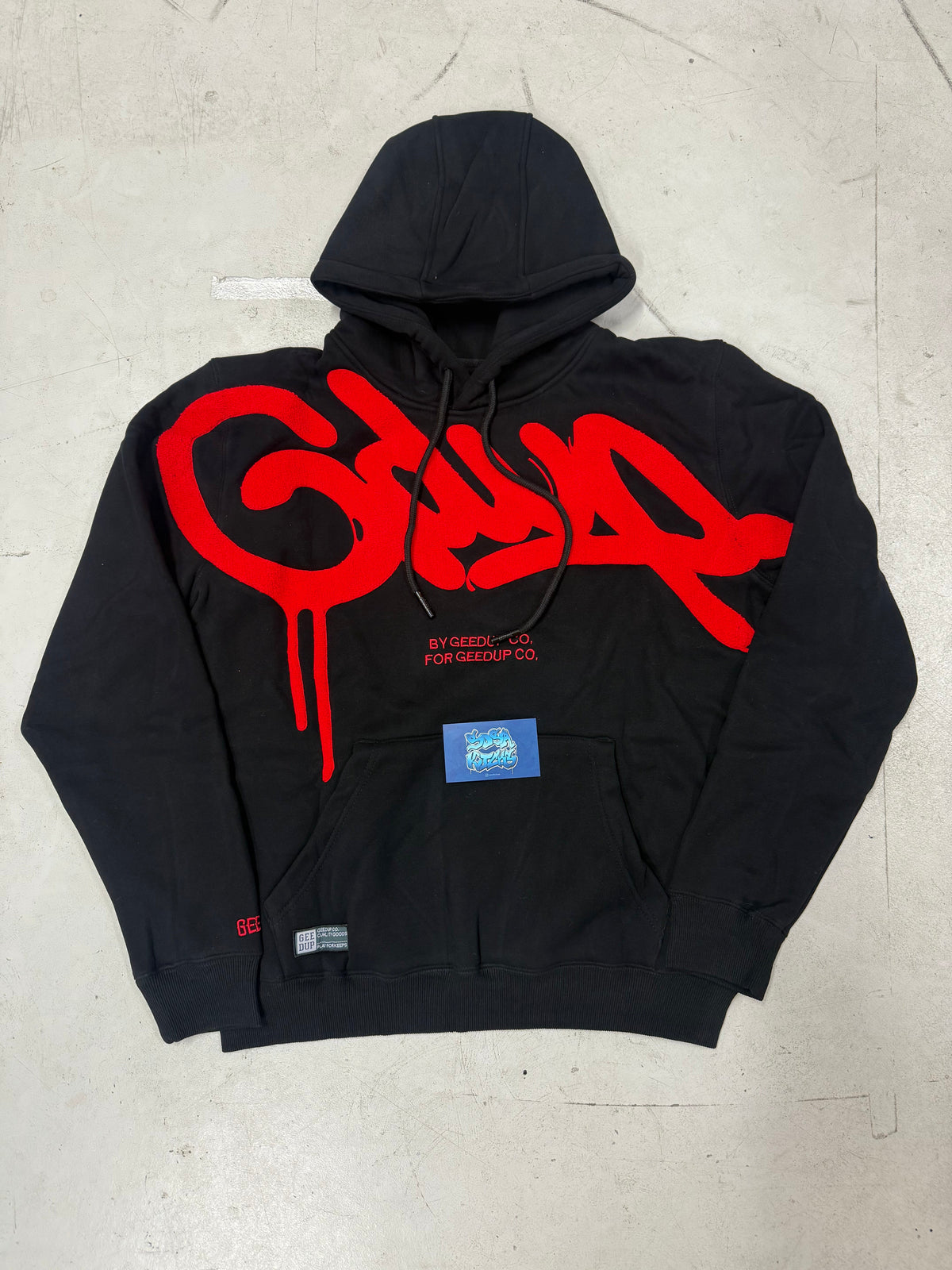 Geedup Handstyle Hoodie - Red