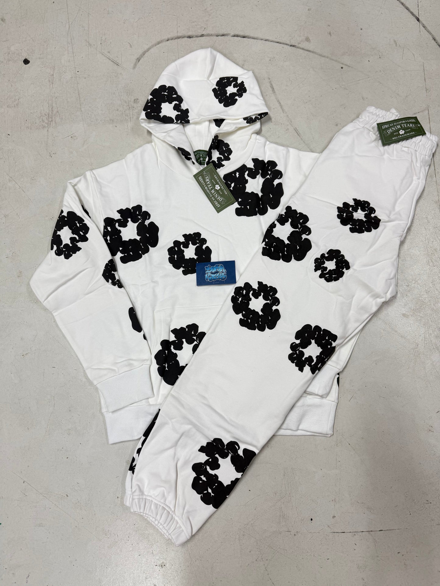 Denim Tears Tracksuit - White Black