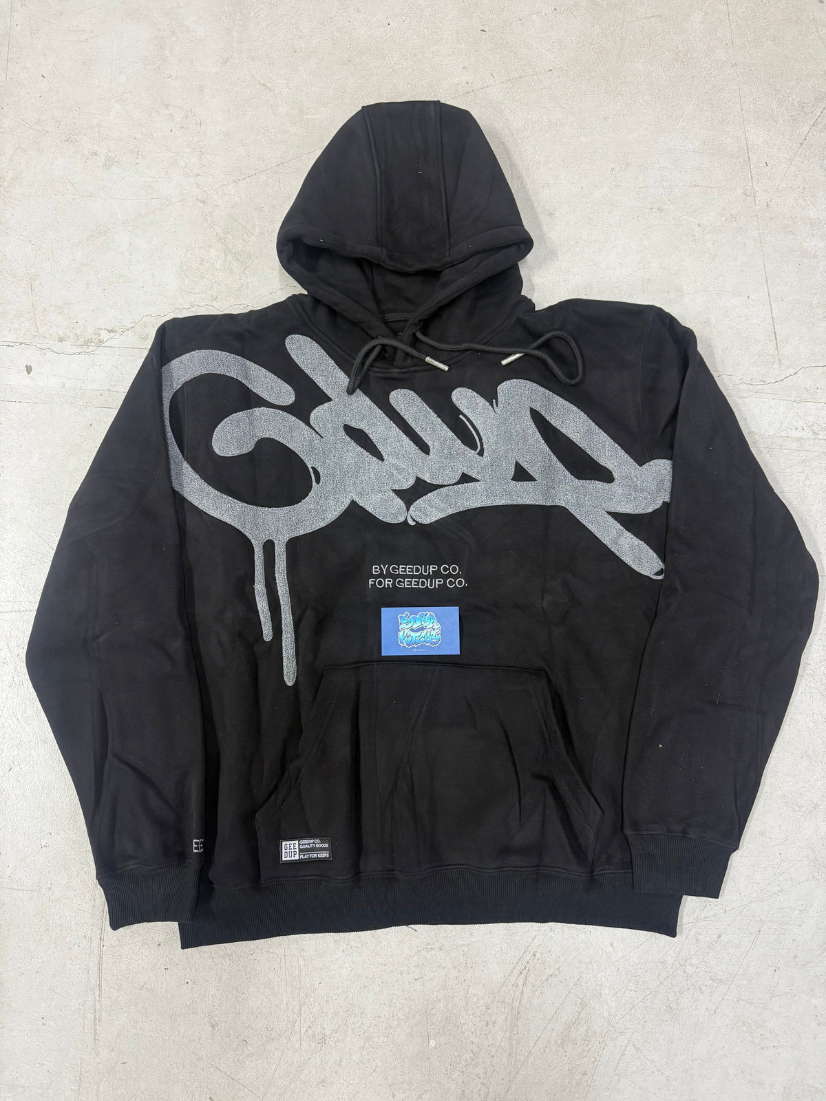Geedup Handstyle Hoodie - Grey
