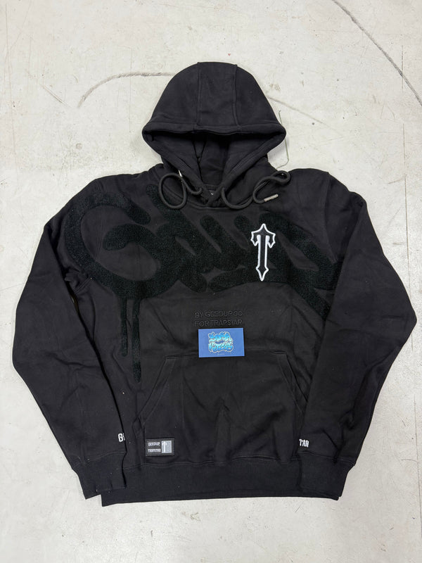 Geedup x Trapstar Handstyle Hoodie - Black