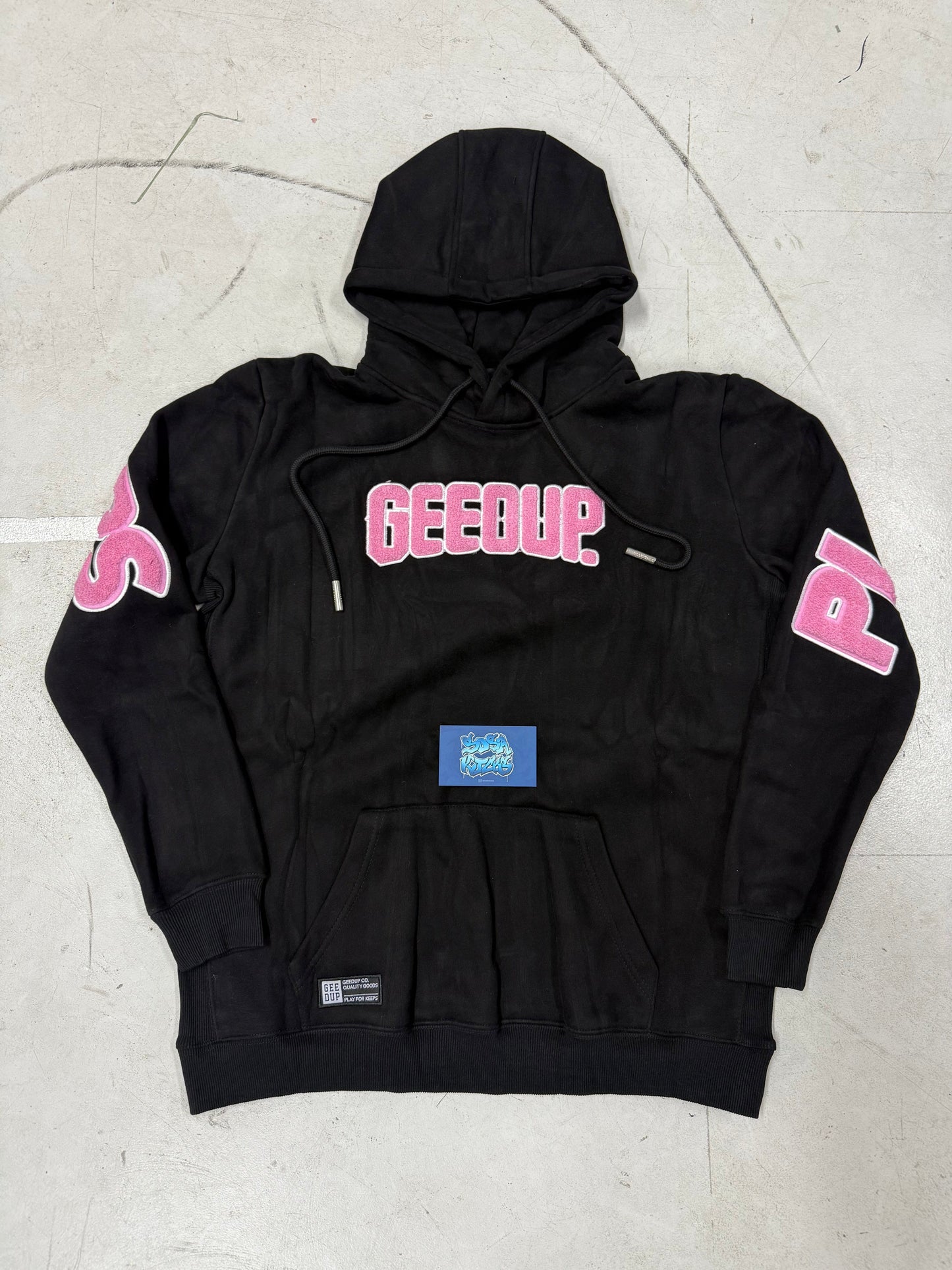 Geedup Play For Keeps Hoodie - Pink