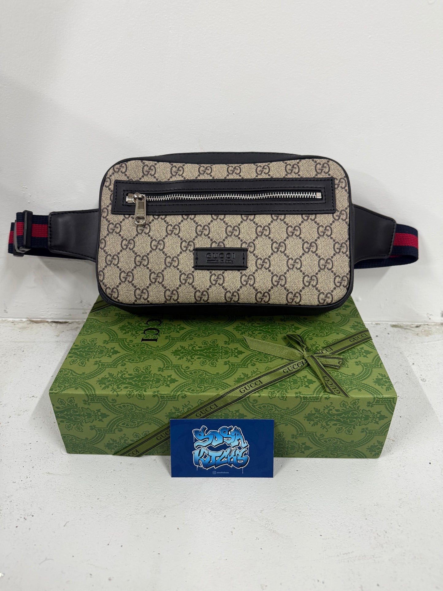 GC Box Bag - Brown Black